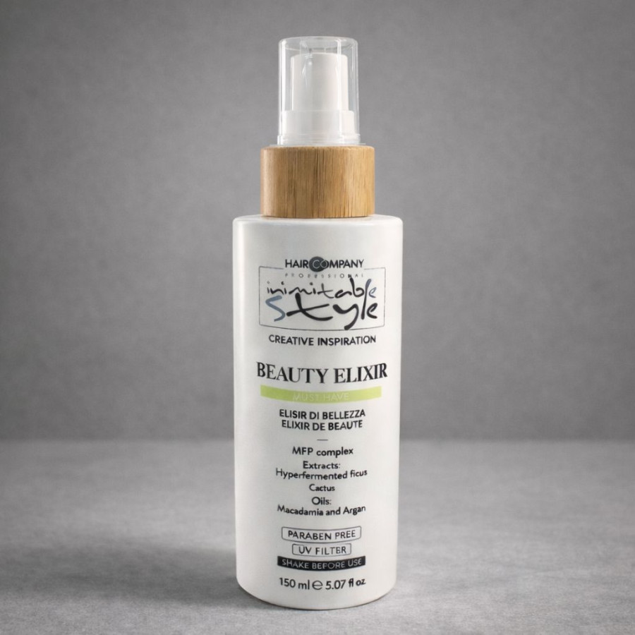 Beauty Elixir – Spray pentru strălucire, hidratare și protecție UV, 150 ml